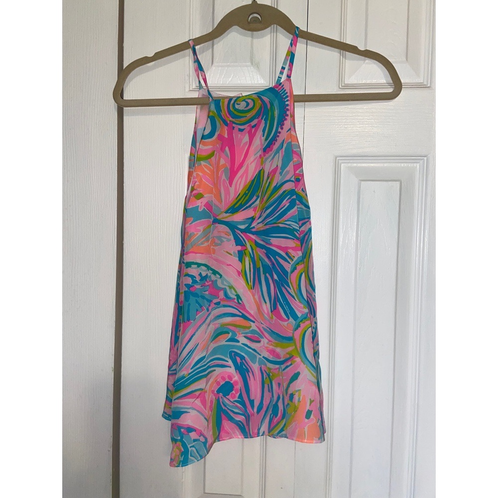 Rae silk tank top